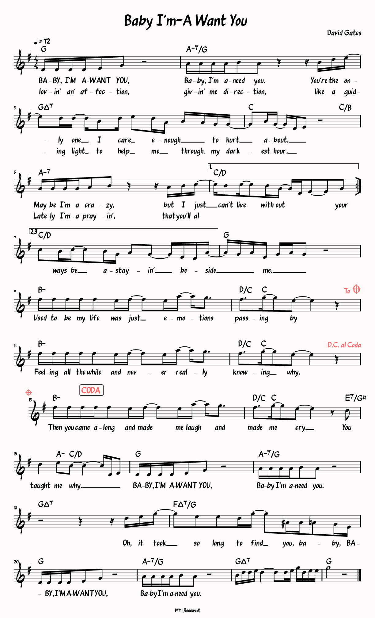 Sheet Music